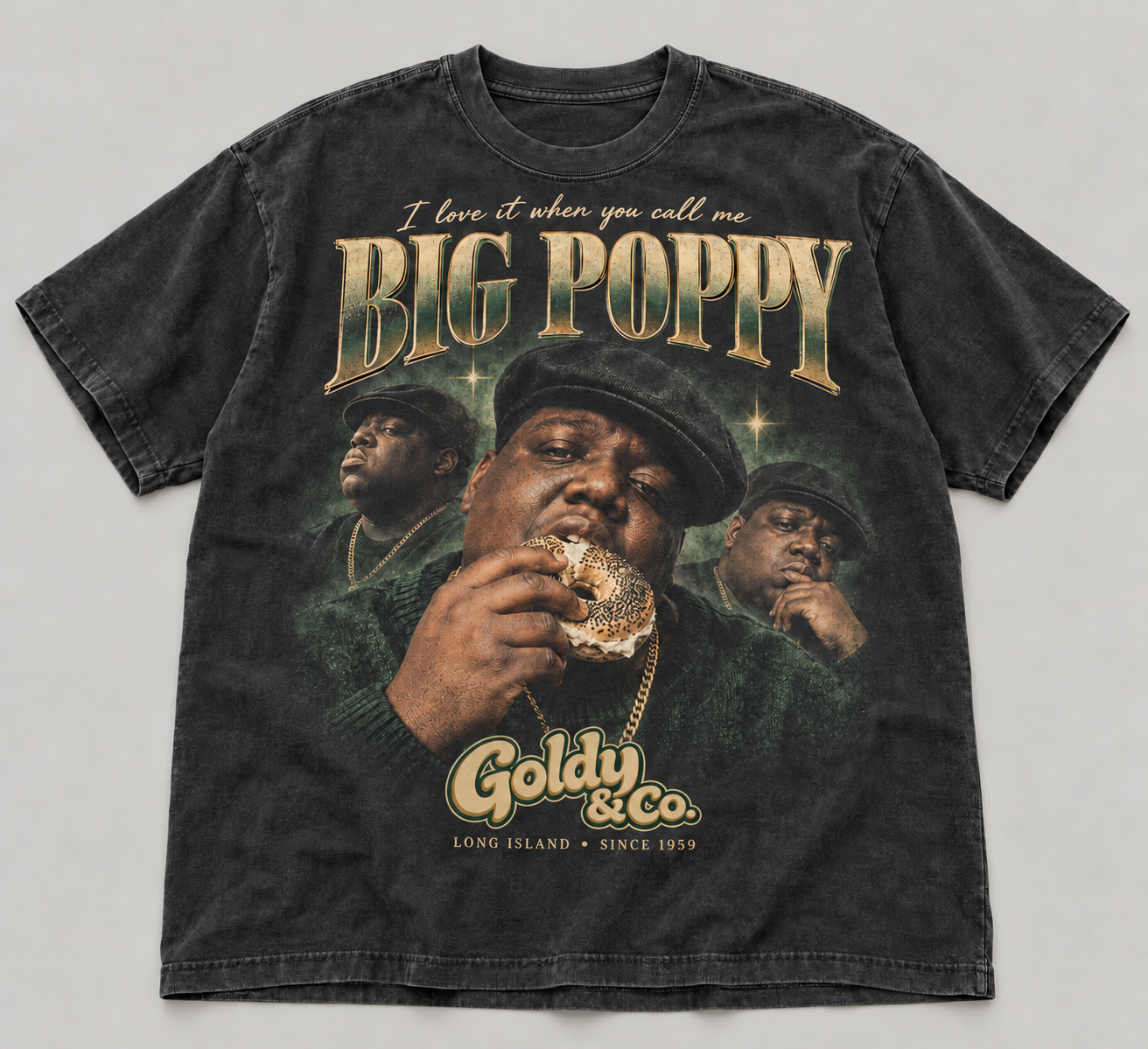 Big Poppy Tee Design Preview