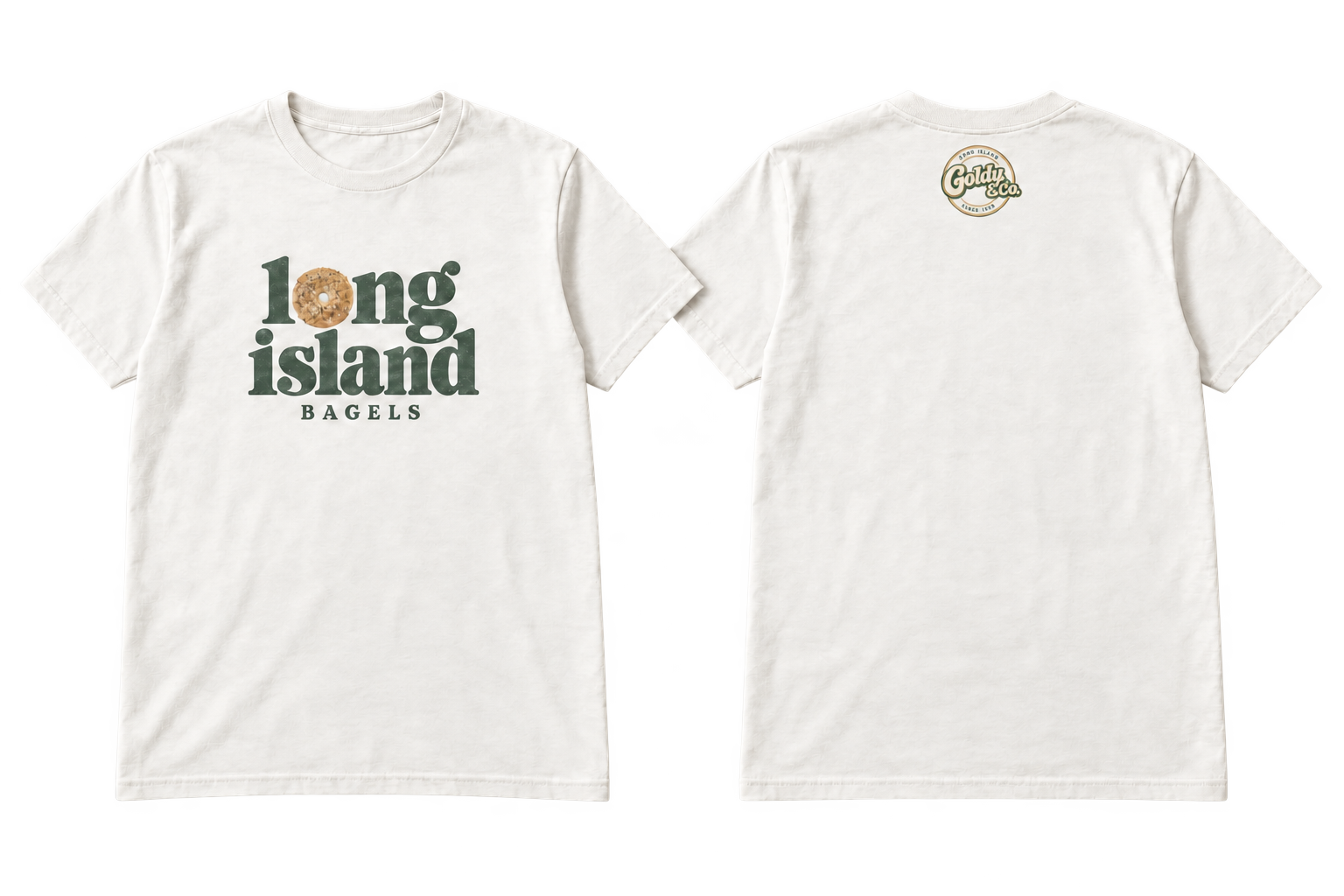 Long Island Bagels Tee Design Preview